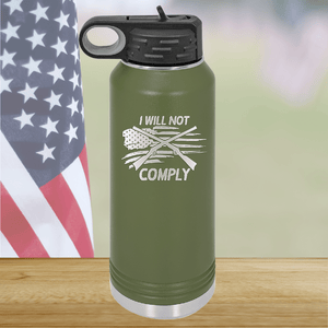 I Will Not Comply 3 Tumbler - Stainless Steel - 2714 -