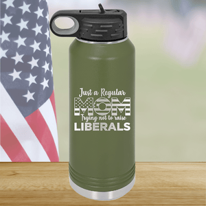 Just a Regular Mom Trying Not to Raise Liberals 3 Tumbler - Stainless Steel - 2728 -