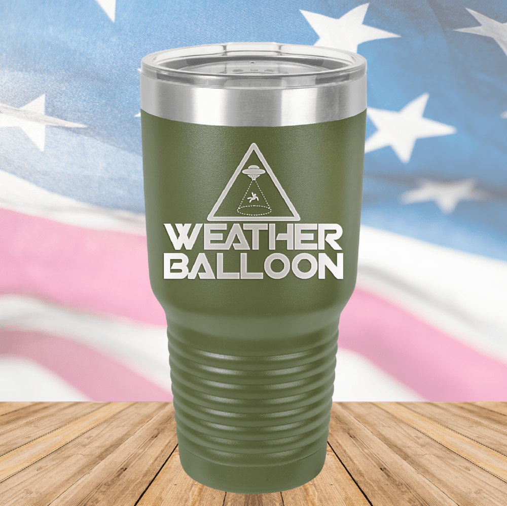 Weather Balloon Alien UFO 3 Tumbler - Stainless Steel - 2752 -