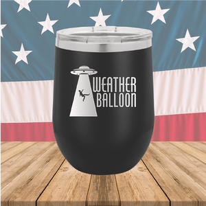 Weather Balloon Alien UFO 4 Tumbler - Stainless Steel - 2753 -