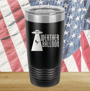 Weather Balloon Alien UFO 4 Tumbler - Stainless Steel - 2753 -