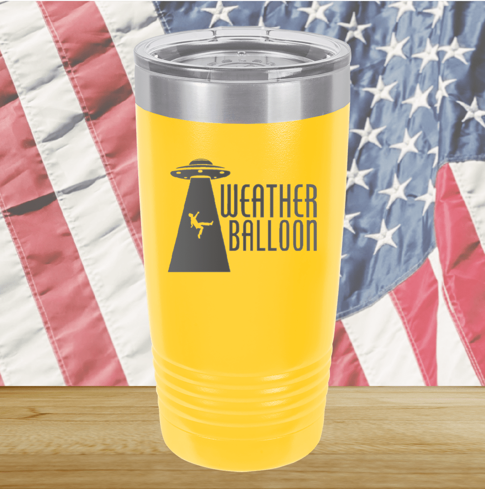 Weather Balloon Alien UFO 4 Tumbler - Stainless Steel - 2753 -