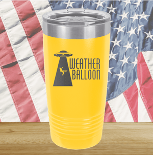 Weather Balloon Alien UFO 4 Tumbler - Stainless Steel - 2753 -