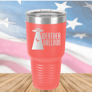 Weather Balloon Alien UFO 4 Tumbler - Stainless Steel - 2753 -