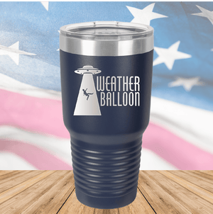 Weather Balloon Alien UFO 4 Tumbler - Stainless Steel - 2753 -