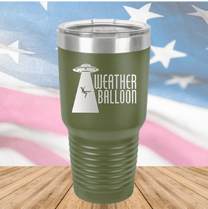 Weather Balloon Alien UFO 4 Tumbler - Stainless Steel - 2753 -