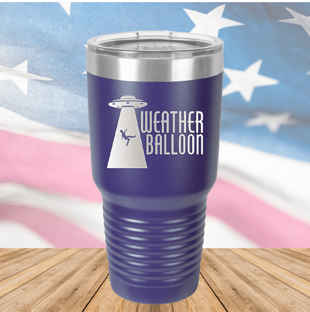 Weather Balloon Alien UFO 4 Tumbler - Stainless Steel - 2753 -