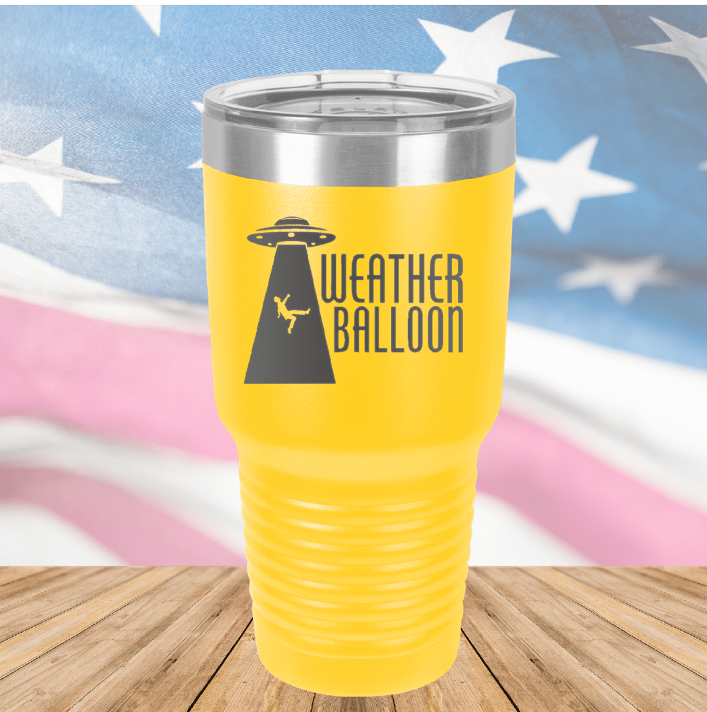 Weather Balloon Alien UFO 4 Tumbler - Stainless Steel - 2753 -
