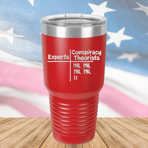 Experts Conspiracy Theorists Scorecard Tumbler - Stainless Steel - 2754 -