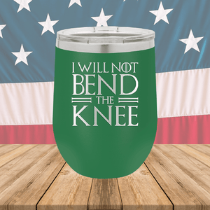 I Will Not Bend the Knee Tumbler - Stainless Steel - 2759 -