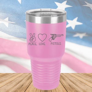 Peace Love Pistols 1 Tumbler - Stainless Steel - 2770 -