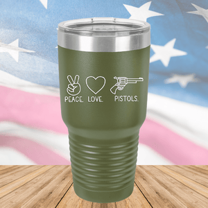 Peace Love Pistols 1 Tumbler - Stainless Steel - 2770 -