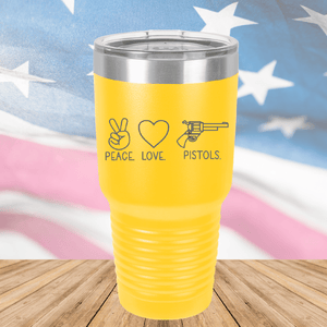 Peace Love Pistols 1 Tumbler - Stainless Steel - 2770 -