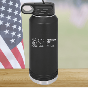 Peace Love Pistols 1 Tumbler - Stainless Steel - 2770 -