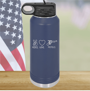 Peace Love Pistols 1 Tumbler - Stainless Steel - 2770 -