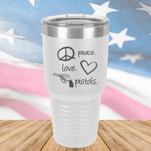 Peace Love Pistols 2 Tumbler - Stainless Steel - 2771 -