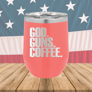 God Guns Coffee Tumbler - Stainless Steel - 2773 -