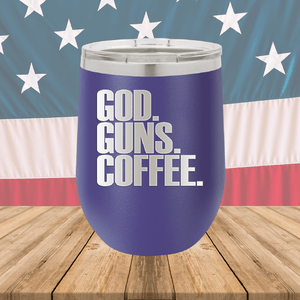 God Guns Coffee Tumbler - Stainless Steel - 2773 -