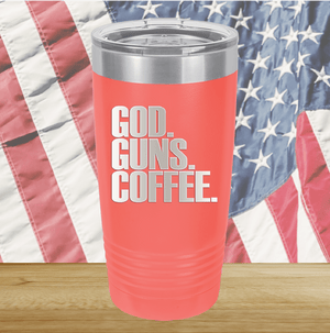 God Guns Coffee Tumbler - Stainless Steel - 2773 -