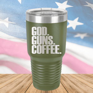 God Guns Coffee Tumbler - Stainless Steel - 2773 -