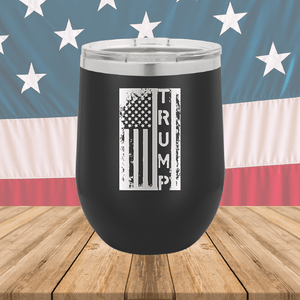 Trump Distressed Flag Tumbler - Stainless Steel - 2774 -