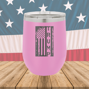 Trump Distressed Flag Tumbler - Stainless Steel - 2774 -