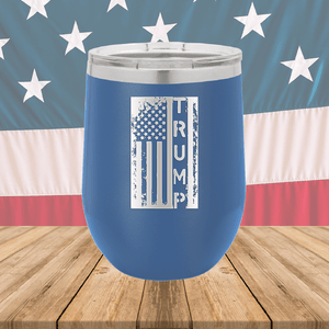 Trump Distressed Flag Tumbler - Stainless Steel - 2774 -