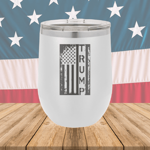 Trump Distressed Flag Tumbler - Stainless Steel - 2774 -