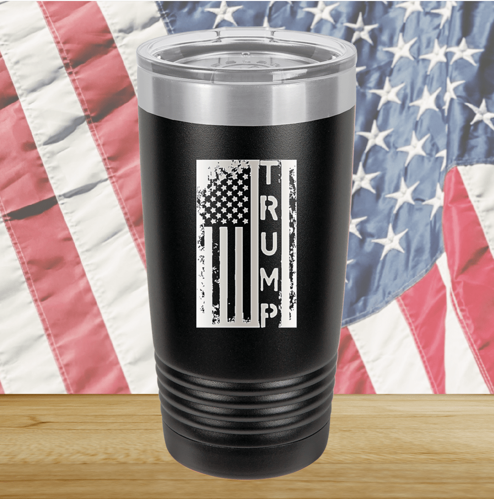 Trump Distressed Flag Tumbler - Stainless Steel - 2774 -