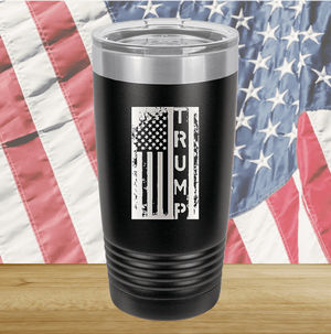 Trump Distressed Flag Tumbler - Stainless Steel - 2774 -