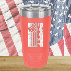 Trump Distressed Flag Tumbler - Stainless Steel - 2774 -