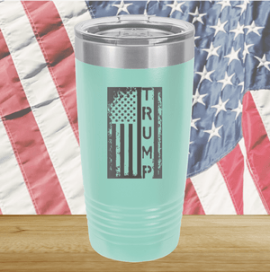 Trump Distressed Flag Tumbler - Stainless Steel - 2774 -