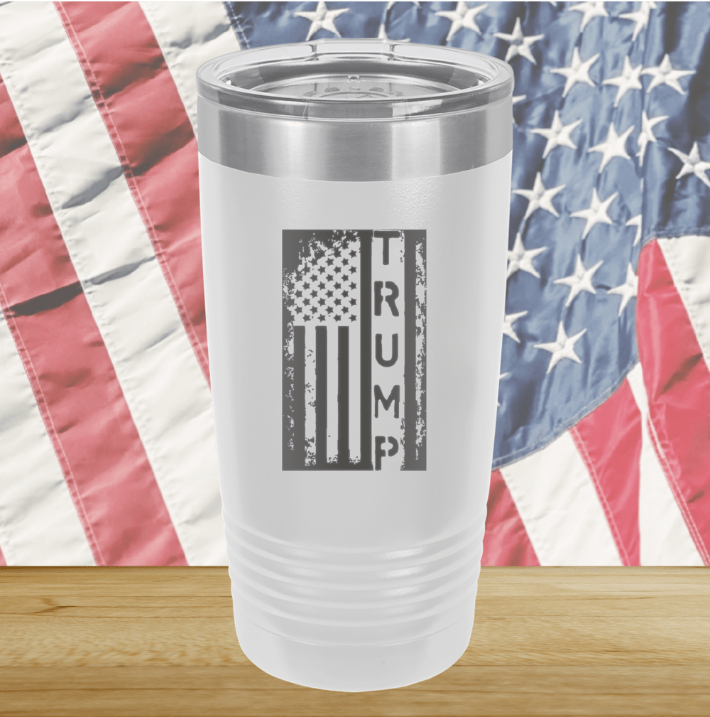 Trump Distressed Flag Tumbler - Stainless Steel - 2774 -