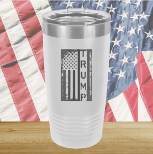 Trump Distressed Flag Tumbler - Stainless Steel - 2774 -