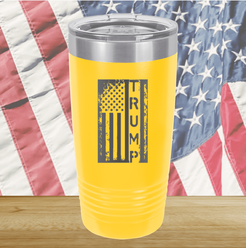 Trump Distressed Flag Tumbler - Stainless Steel - 2774 -