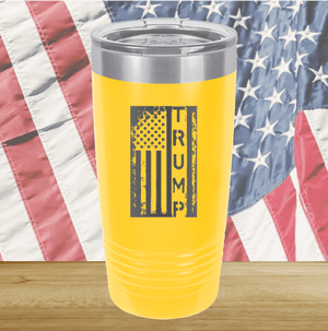 Trump Distressed Flag Tumbler - Stainless Steel - 2774 -