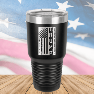 Trump Distressed Flag Tumbler - Stainless Steel - 2774 -