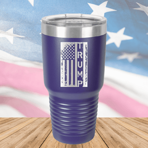 Trump Distressed Flag Tumbler - Stainless Steel - 2774 -