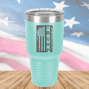 Trump Distressed Flag Tumbler - Stainless Steel - 2774 -