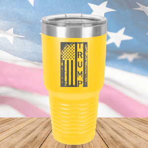 Trump Distressed Flag Tumbler - Stainless Steel - 2774 -