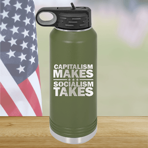 Capitalism Makes Socialism Takes Tumbler - Stainless Steel - 2779 -