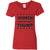 Women for Trump V-Neck Women's T-Shirt for Republicans - 2689 -