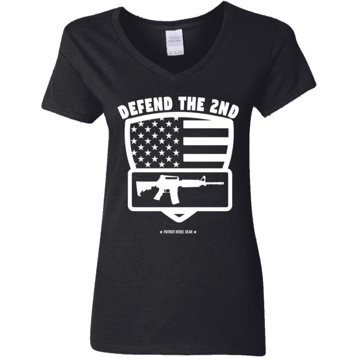 Defend the 2nd V-Neck Women's T-Shirt for Republicans - 1258 -