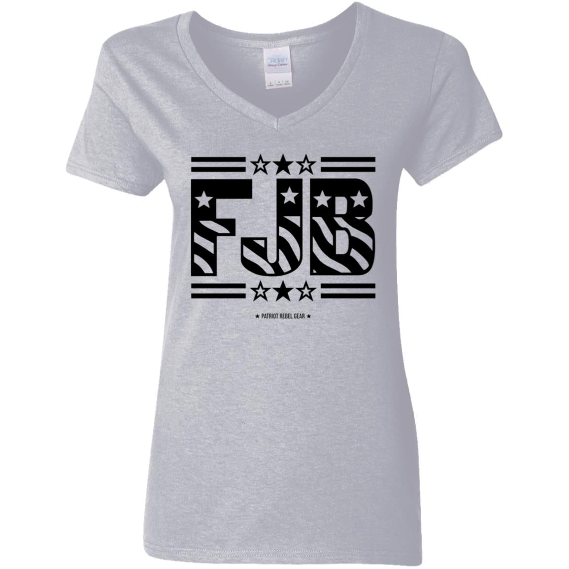 FJB V-Neck Women's T-Shirt for Republicans - 2386 -