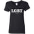 LGBT Liberty Guns Beer Trump V-Neck Women's T-Shirt for Republicans - 2616 -